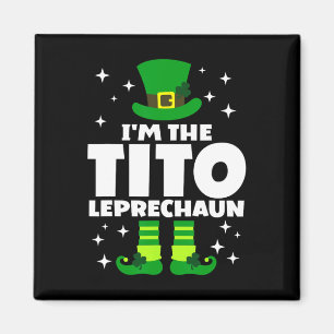 Lustiger irischer Tito Leprechaun Frohen St. Patri Magnet