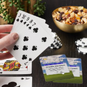 Lustiger IT-Ruhestands-Spielabend-Systemabschaltun Spielkarten (In Situ)