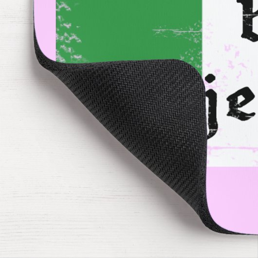 Lustiger Italiener durch Einspritzung Mousepad (Ecke)