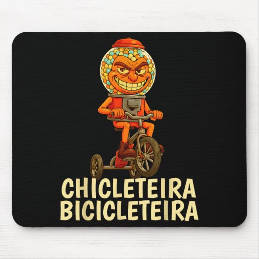 Lustiger italienischer Brainrot-Kinder-Meme Chicle Mousepad (Vorne)