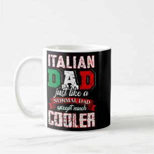 Lustiger italienischer Papa Vater Italia Daddy Vin Kaffeetasse