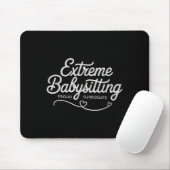 Lustiger IVF-Leihmutter extrem Babysitten Schwange Mousepad (Mit Mouse)