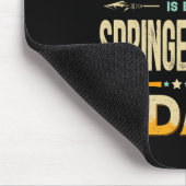 Lustiger Jagd-Vatertag - Springer Spaniel Dad Mousepad (Ecke)