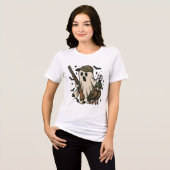 Lustiger Jäger Geist Stockente Tri-Blend Shirt (Vorderseite voll)