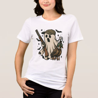 Lustiger Jäger Geist Stockente Tri-Blend Shirt