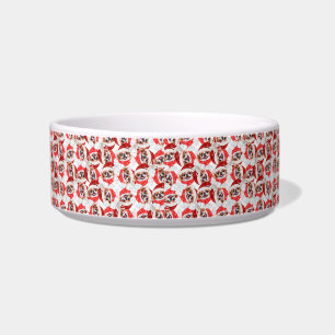 Lustiger Japan-Chin-Name-Weihnachts-Pattern Napf