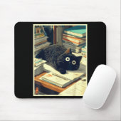 Lustiger japanischer Katzenlehrer Schüler Schule l Mousepad (Mit Mouse)