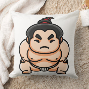 Lustiger japanischer Sumo-Mann Kissen