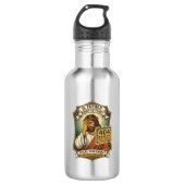 Lustiger Jesus 404 Error Web Entwickler Programmie Edelstahlflasche (Vorderseite)