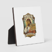 Lustiger Jesus 404 Error Web Entwickler Programmie Fotoplatte (Vorderseite)