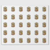 Lustiger Jesus 404 Error Web Entwickler Programmie Geschenkpapier (Flach)