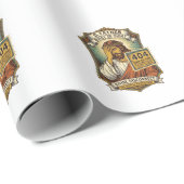 Lustiger Jesus 404 Error Web Entwickler Programmie Geschenkpapier (Rolleneckpunkt)