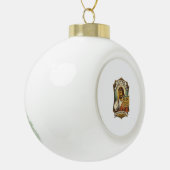 Lustiger Jesus 404 Error Web Entwickler Programmie Keramik Kugel-Ornament (Links)