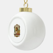 Lustiger Jesus 404 Error Web Entwickler Programmie Keramik Kugel-Ornament (Rechts)