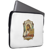 Lustiger Jesus 404 Error Web Entwickler Programmie Laptopschutzhülle (Vorne Rechts)