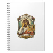 Lustiger Jesus 404 Error Web Entwickler Programmie Notizblock (Vorderseite)