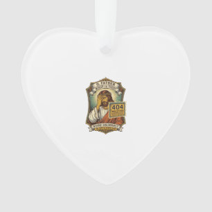 Lustiger Jesus 404 Error Web Entwickler Programmie Ornament