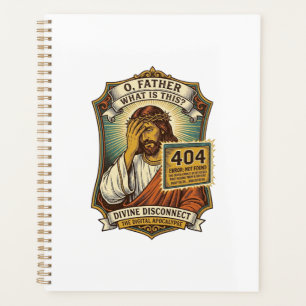 Lustiger Jesus 404 Error Web Entwickler Programmie Planer