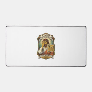 Lustiger Jesus 404 Error Web Entwickler Programmie Schreibtischunterlage