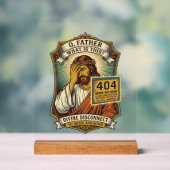 Lustiger Jesus 404 Fehler Web-Entwickler Programmi Acrylschild (Neutral)