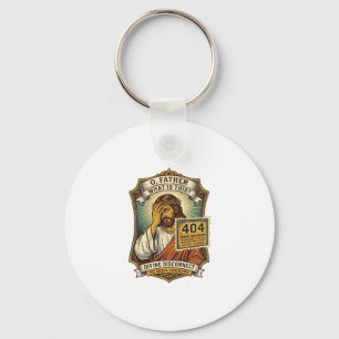 Lustiger Jesus 404 Fehler Web Entwickler Programmi Schlüsselanhänger