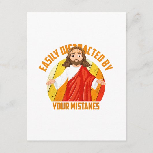 Lustiger Jesus Begleitkarte (Vorderseite)