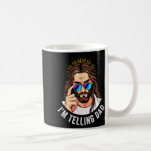 Lustiger Jesus, ich erzähle es Papa, religiös Kaffeetasse