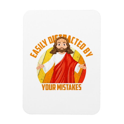 Lustiger Jesus Magnet (Vertikal)