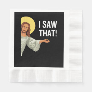 Lustiger Jesus-Meme, den ich gesehen habe, dieser  Serviette