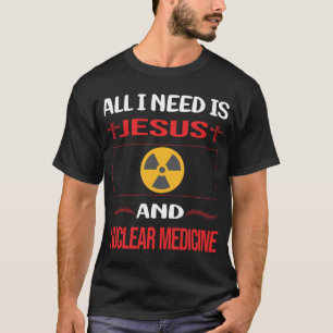 Lustiger Jesus Nuklearmedizin T-Shirt