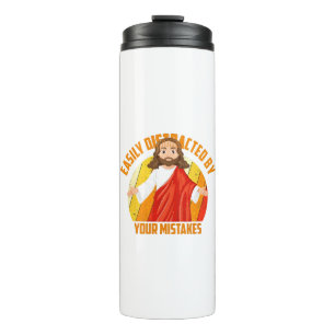 Lustiger Jesus Thermosbecher