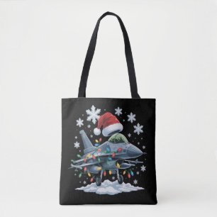 Lustiger Jet-Jäger Militär-Weihnachten Xmas Tasche