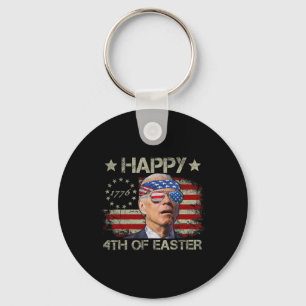 Lustiger Joe Biden 4. Juli Fröhlicher 4. Ostern un Schlüsselanhänger