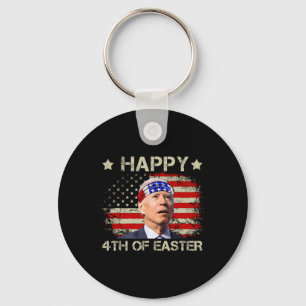 Lustiger Joe Biden 4. Juli Fröhlicher 4. Ostern un Schlüsselanhänger