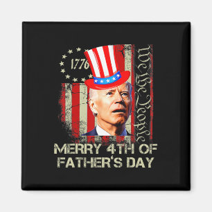 Lustiger Joe Biden 4. Juli Fröhlicher Vatertag Magnet