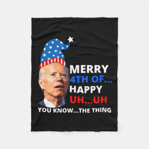 Lustiger Joe Biden Frohe 4. Ostern Verwirrt 4. O Fleecedecke
