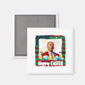 Lustiger Joe Biden Frohe Ostern Verwirrt 4. Juli  Magnet (Vorderseite/Rückseite)
