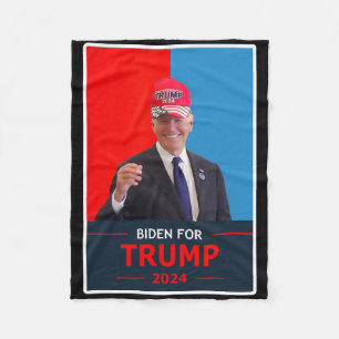 Lustiger Joe Biden Für Trump 2024 Wahl Trage Ein T Fleecedecke