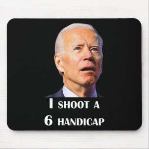 Lustiger Joe Biden Ich Spiele Ein 6 Handicap Beim  Mousepad
