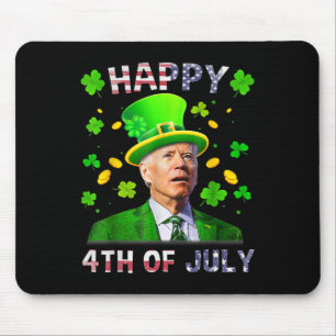 Lustiger Joe Biden Süßer St. Patricks Day Bowling Mousepad