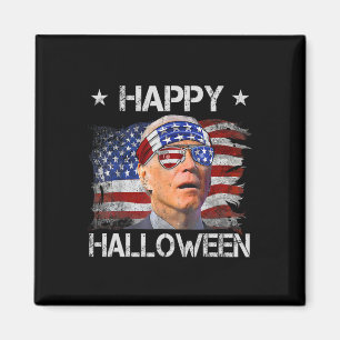 Lustiger Joe Biden Vierter 4. Juli Frohes Hallowee Magnet