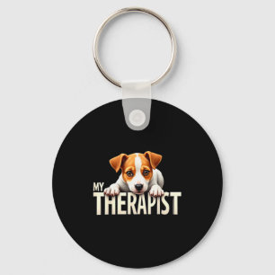 Lustiger Jrt-Welpe Mein Therast Jack Russell Terri Schlüsselanhänger
