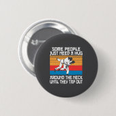 Lustiger Judo Jiu Jitsu Martial Arts Humor Button (Vorne & Hinten)