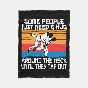 Lustiger Judo Jiu Jitsu Martial Arts Humor  Fleecedecke