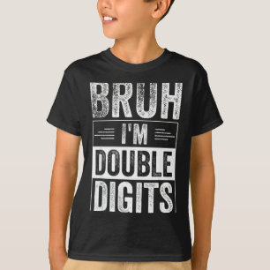 Lustiger Junge 10. Geburtstag Bruh Ich bin zweiste T-Shirt