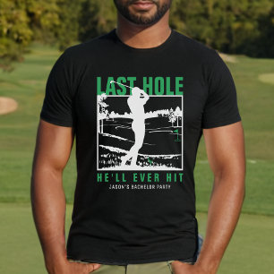 Lustiger Junggesellenabschied Golf Letztes Loch, d T-Shirt
