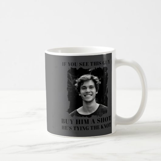 Lustiger Junggesellenabschied Herren  Kaffeetasse (Rechts)