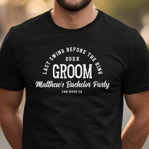 Lustiger Junggesellenabschied Letzter Schwung Vor  T-Shirt