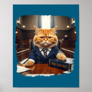 Lustiger Jurastudent Schule Gerechtigkeit Meme Poster