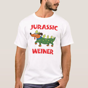 Lustiger JuraWeiner Hundedinosaurier-Hund T-Shirt